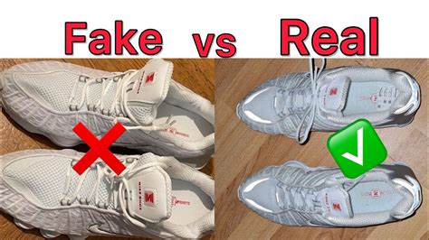 how to spot fake nike shox|how to check for nikes.